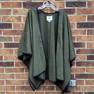 Olive Green Poncho
